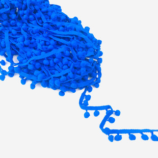 HOBİPOP - Ponpon Şerit Saks Mavi