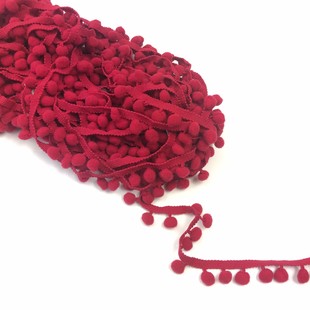 HOBİPOP - Ponpon Şerit Bordo HOBİPOP - Ponpon Şerit Bordo