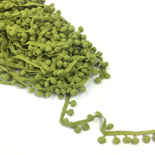 HOBİPOP - Ponpon Şerit Zeytin Yeşili