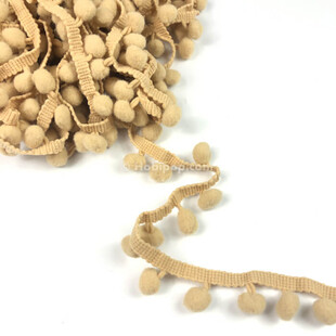 HOBİPOP - Ponpon Şerit Açık Kapiçino HOBİPOP - Ponpon Şerit Açık Kapiçino