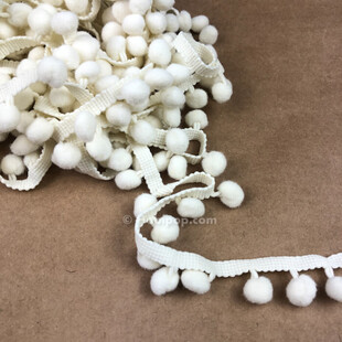 HOBİPOP - Ponpon Şerit Ekru