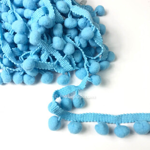 HOBİPOP - Ponpon Şerit Mavi 2 HOBİPOP - Ponpon Şerit Mavi 2