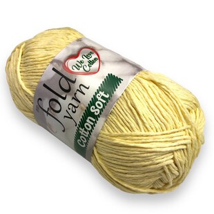 FOLD - Cotton İp 100 Gram 23 Bebe Sarı FOLD - Cotton İp 100 Gram 23 Bebe Sarı