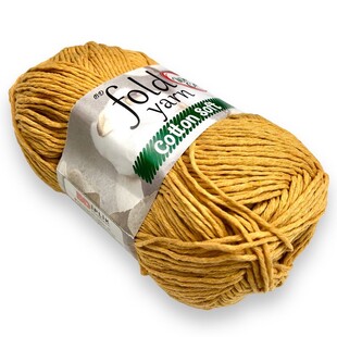 FOLD - Cotton İp 100 Gram 25 Hardal FOLD - Cotton İp 100 Gram 25 Hardal