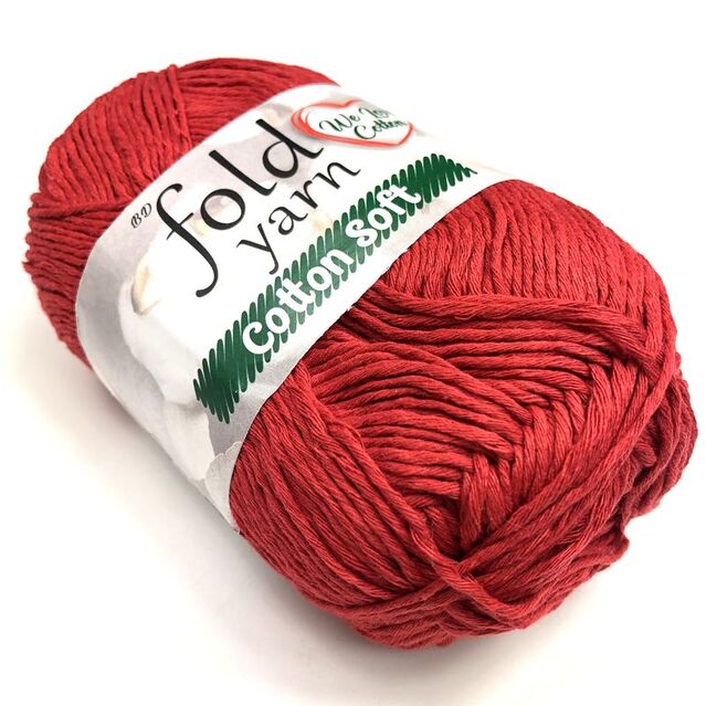 Pupets Cotton İp 100 Gram 42 Kırmızı