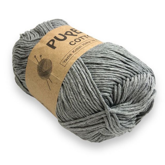 Cotton İp 100 Gram Orta Gri