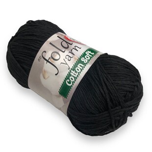 FOLD - Cotton İp 100 Gram 47 Siyah FOLD - Cotton İp 100 Gram 47 Siyah