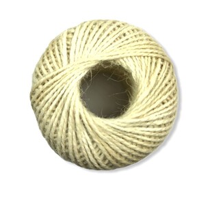 HOBİPOP - Renkli Jüt Paket İpi Krem HOBİPOP - Renkli Jüt Paket İpi Krem