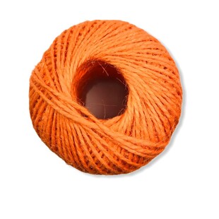 HOBİPOP - Renkli Jüt Paket İpi Turuncu HOBİPOP - Renkli Jüt Paket İpi Turuncu