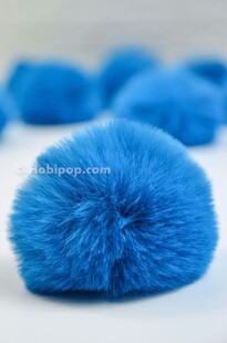 HOBİPOP - Şapka ve Bere Ponponu 17 Mavi HOBİPOP - Şapka ve Bere Ponponu 17 Mavi