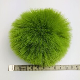 Şapka ve Bere Ponponu Çimen Yeşil - Thumbnail
