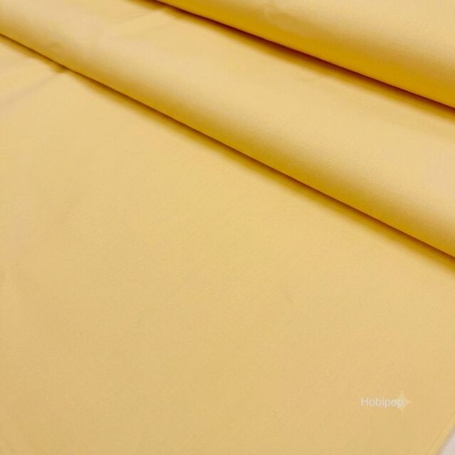 Sarı Polyesterli Poplin Pamuklu Kumaş 50x120 cm