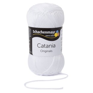 CATANİA - Schachenmayr Catania El Örgü İpi 00106 Beyaz CATANİA - Schachenmayr Catania El Örgü İpi 00106 Beyaz