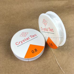 HOBİPOP - Şeffaf Lastikli Esnek Misina 0.80 MM HOBİPOP - Şeffaf Lastikli Esnek Misina 0.80 MM