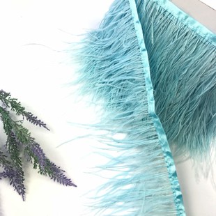 HOBİPOP - Şerit Devekuşu Tüyü Mavi HOBİPOP - Şerit Devekuşu Tüyü Mavi