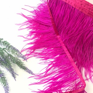 HOBİPOP - Şerit Devekuşu Tüyü Fuşya HOBİPOP - Şerit Devekuşu Tüyü Fuşya