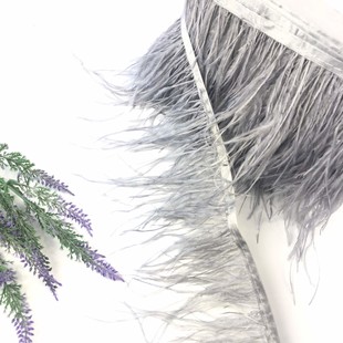 HOBİPOP - Şerit Devekuşu Tüyü Gri HOBİPOP - Şerit Devekuşu Tüyü Gri