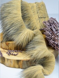 HOBİPOP - Şerit Suni Kürk Peluş Kırçıllı Kapiçino HOBİPOP - Şerit Suni Kürk Peluş Kırçıllı Kapiçino