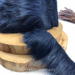 HOBİPOP - Şerit Suni Kürk Peluş Lacivert HOBİPOP - Şerit Suni Kürk Peluş Lacivert