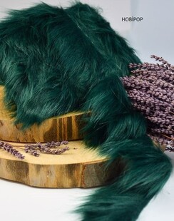 HOBİPOP - Şerit Suni Kürk Peluş Zümrüt HOBİPOP - Şerit Suni Kürk Peluş Zümrüt