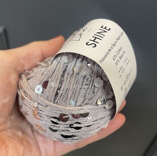  - Shine İri Pullu Örgü İpi No 03 Açık Gri