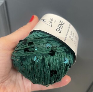  - Shine İri Pullu Örgü İpi No 14 Zümrüt