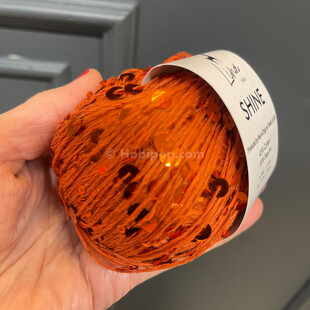  - Shine İri Pullu Örgü İpi No 15 Kiremit