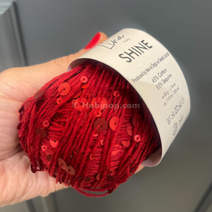  - Shine İri Pullu Örgü İpi No 17 Kırmızı