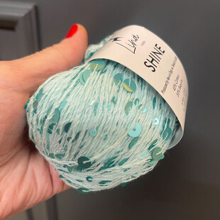  - Shine İri Pullu Örgü İpi No 07 Mint