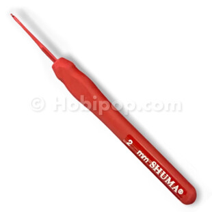 SHUMA - Shuma Red Kırmızı Silikon Saplı Örgü Tığı 2 mm SHUMA - Shuma Red Kırmızı Silikon Saplı Örgü Tığı 2 mm
