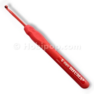 SHUMA - Shuma Red Kırmızı Silikon Saplı Örgü Tığı 5 mm SHUMA - Shuma Red Kırmızı Silikon Saplı Örgü Tığı 5 mm