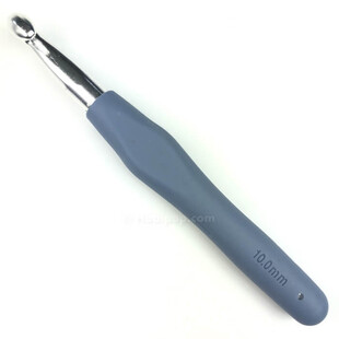 HOBİPOP - Silikon Saplı Örgü Tığı 10.0 mm HOBİPOP - Silikon Saplı Örgü Tığı 10.0 mm