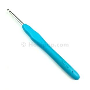 HOBİPOP - Silikon Saplı Örgü Tığı 5.00 mm HOBİPOP - Silikon Saplı Örgü Tığı 5.00 mm