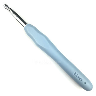 HOBİPOP - Silikon Saplı Örgü Tığı 8.0 mm HOBİPOP - Silikon Saplı Örgü Tığı 8.0 mm