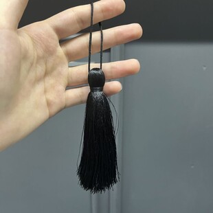 HOBİPOP - Siyah Renk Püskül 11 cm