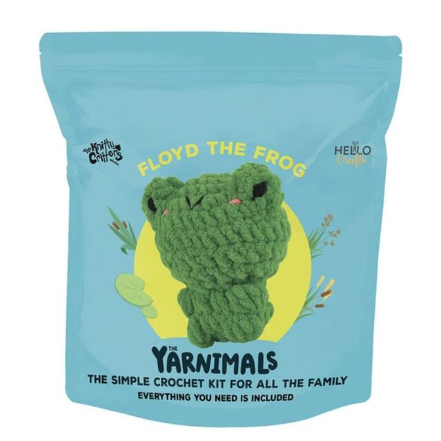 Softie Yarnimals Amigurumi Kit Floyd the Frog