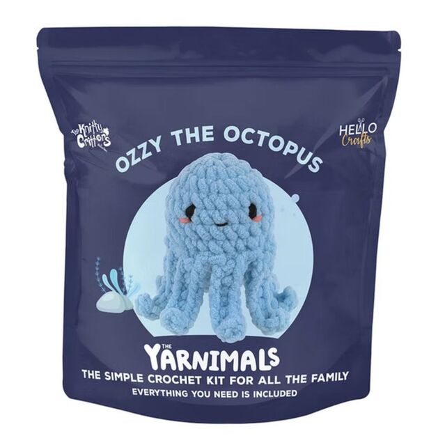 Softie Yarnimals Amigurumi Kit Ozzy the Octopus