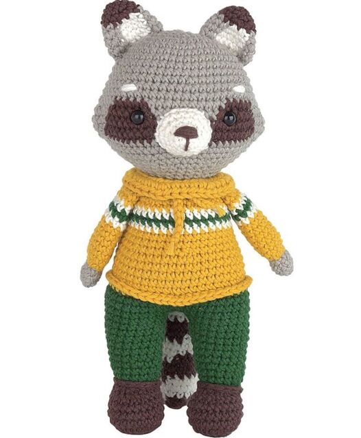 Sporcu Rakun Amigurumi Yapım Seti