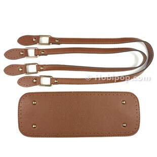 HOBİPOP - Suni Deri Çanta Sapı ve Tabanı 2′li Set Taba HOBİPOP - Suni Deri Çanta Sapı ve Tabanı 2′li Set Taba