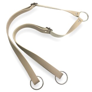 HOBİPOP - Suni Deri Sırt Çantası Askısı Bej Renk