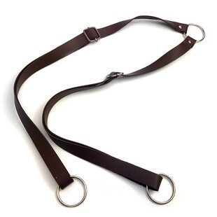 HOBİPOP - Suni Deri Sırt Çantası Askısı Kahverengi