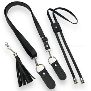  - Suni Deri Torba Çanta Seti Siyah