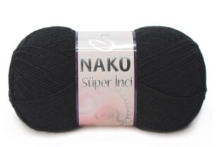 NAKO - Süper İnci 00217 Siyah NAKO - Süper İnci 00217 Siyah