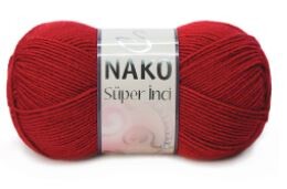NAKO - Süper İnci 01175 Koyu Kırmızı NAKO - Süper İnci 01175 Koyu Kırmızı
