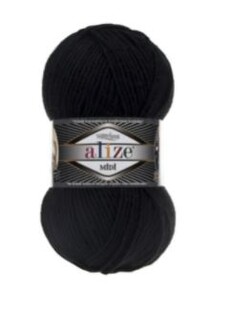 ALİZE - Alize Süperlana Midi 60 Siyah ALİZE - Alize Süperlana Midi 60 Siyah