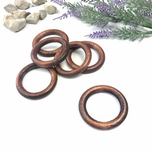 HOBİPOP - Tahta Halka Cilalı Kahve 5.50 - 6.00 cm HOBİPOP - Tahta Halka Cilalı Kahve 5.50 - 6.00 cm