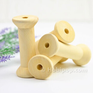 HOBİPOP - Tahta Makara Büyük Boy HOBİPOP - Tahta Makara Büyük Boy