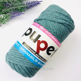 PUPPETS - Tarama Makrome İp 3 MM 250 g Küf Yeşili PUPPETS - Tarama Makrome İp 3 MM 250 g Küf Yeşili