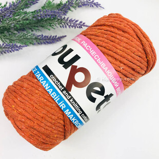 PUPPETS - Tarama Makrome İpi 3 MM 250 g Açık Kiremit PUPPETS - Tarama Makrome İpi 3 MM 250 g Açık Kiremit
