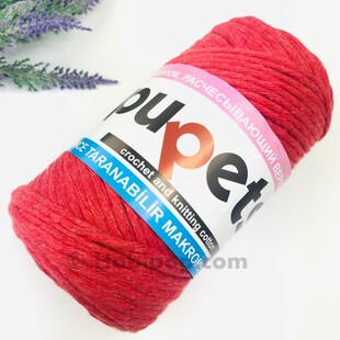 PUPPETS - Tarama Makrome İpi 3 MM 250 g Kırmızı PUPPETS - Tarama Makrome İpi 3 MM 250 g Kırmızı